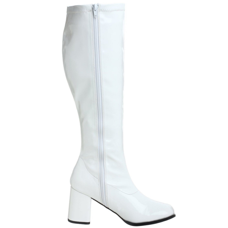 Bottes blanches vernies mollets forts cela existe